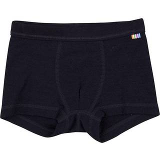 Boxershorts i sort uld-bomuld