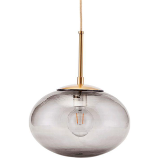 Opal lampe 30 cm, hvid