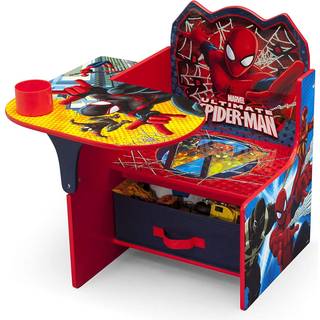 Delta Children Spider-Man stol og skrivebord med opbevaringsboks - Greenguard Gold-certificeret
