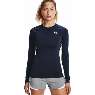 HeatGear® Compression Women's Long Sleeve Black / White M