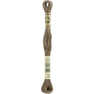 DMC Mouliné Spécial 25 Broderigarn - Farve 08 Læder