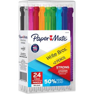 Paper Mate Mechanical Pencils Skriv Bros. Strong #2 blyant til mindre blybrud 0,9 mm 24 t?lling