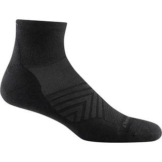 Darn Tough Men's Run Quarter Ultra-Lightweight Running Sock Black, XL