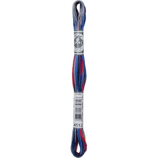 DMC Mouliné Multi Color Broderigarn Farve 4512