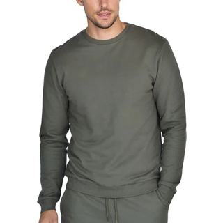 Bread and Boxers Organic Cotton Men Sweatshirt - Olive - X-Large * Kampagne *