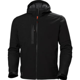 Helly Hansen Workwear Softshell jakke Kensington med hætte, sort Softshelljacka 74230-990 Sv