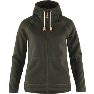 Fjällräven Övik Fleece Hoodie Women-deep forest-M