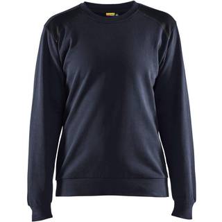 Blåkläder 3408 Dame Sweatshirt / Dame Sweatshirt - XL - Mørk Marineblå/Sort