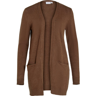 VILA dame cardigan VIRIL - Crocodile DARK MELANGE - XS
