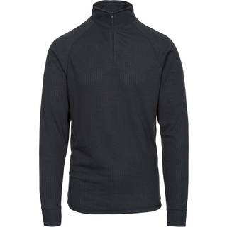 Trespass wise360 - adults 1/2 zip baselayer top BLACK XS
