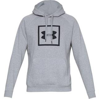 Under Armour Rival Fleece Logo Hoodie - Grey - Medium