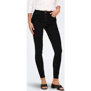 Iconic Højtaljet Jeans - Sort - 30/30 - ONLY