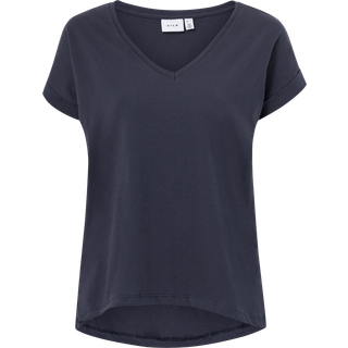 Basis V-udskæring T-shirt
