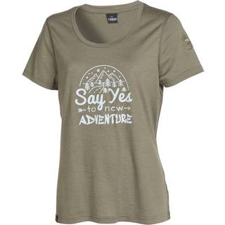 Ivanhoe Meja T-Shirt Dame 100% uld, lichen green-46
