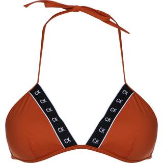 Calvin Klein Intense Power Rib Triangle Bikini Bra - Coral - X-Small * Kampagne *