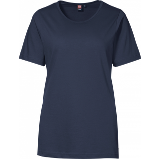 ID T-TIME T-Shirt Dame m. Brystlomme Sort