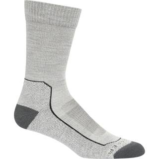 Icebreaker Men's Hike+ Light Crew Blizzard Heather, BLIZZARD HTHR, S