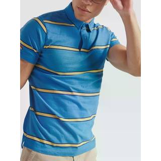 Superdry Stribet Academy poloshirt i økologisk bomuld