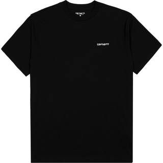 T-shirt Carhartt WIP S/S Script Embroidery T-Shirt Black/ White M - White - M