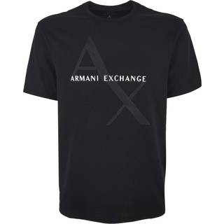 Armani Exchange Crew Neck Logo T Shirt Black