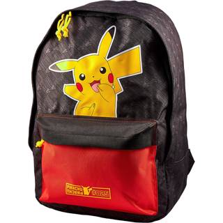 Pokemon Rygsæk Pikachu med yderlomme - 20 liter - 44 cm