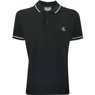 Slim Polo Shirt - Black - XXL