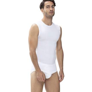 Mey Herren City-Shirt weiß Baumwolle & Mix unifarben