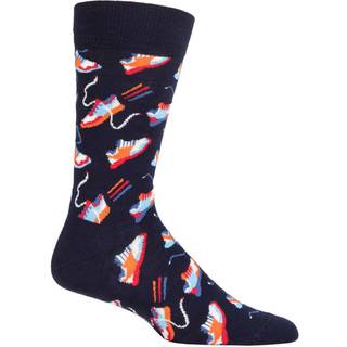 Happy Socks Run For It Sock - Blue Pattern - Str 36/40 * Kampagne *
