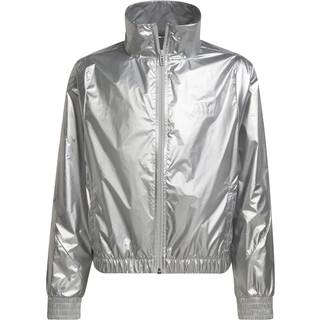 Dance Metallic Woven træningsjakke - Silver Metallic / Silver Metallic - 164