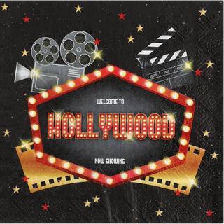 Hollywood servietter 20 stk.