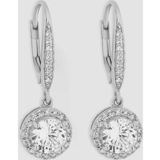 Simply Silver Simply Silver 925 Hvid Cubic Zirconia Clara dråbeøreringe