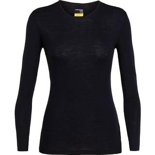 Icebreaker Women's 175 Everyday Longsleeve Crewe Black, L