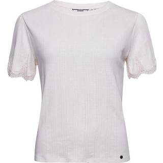 Superdry T-shirt med broderi på ærmerne