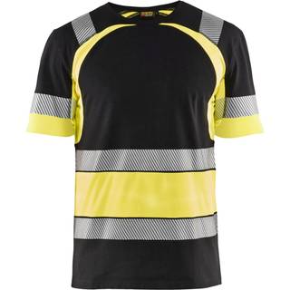 Blåkläder 3337105199334XL T-shirt sort/høj synlighed gul Sort/Hi-Vis gul