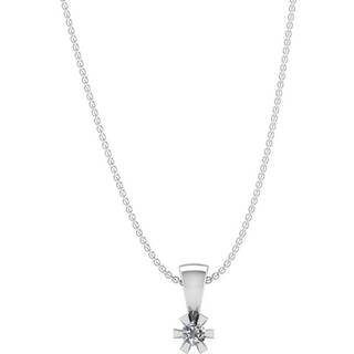 14KT VEDHÆNG M. DIAMANT 0,05 CARAT TW/SI