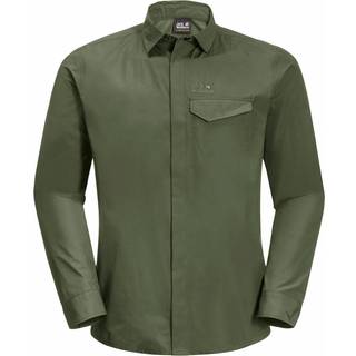 Jack Wolfskin Men's Lakeside Roll-Up Shirt Sand Dune, M