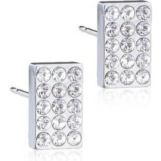 BLOMDAHL BRILLIANCE OBLONG CRYSTAL ØRESTIKKER