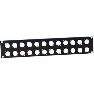 Adam Hall 872214 U-formet Rack Panel 2 Unit til 24 D-Type Chassis