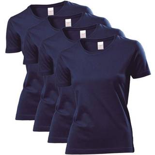 Stedman 4-pak Classic Women T-shirt - Black - XX-Large