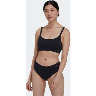 Adidas BOS Micro Cut Free Scoop Lounge Bra - Zebra - Medium