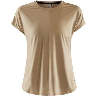 Core Charge Rib Tee W - Beige