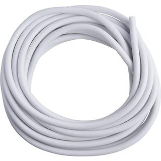 E-line plastkappeledning 3G0,75 H03VV-F, rund med jord, 10m, hvid