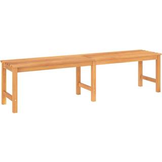 havebænk 180 cm massivt teaktræ