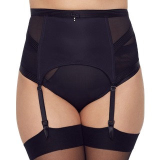 Pour Moi Pour Moi Black Viva Luxe Suspender
