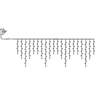 Star Trading - Icäppsslinga Crispy Ice White - LED - 960st lyskilder - 2390 cm