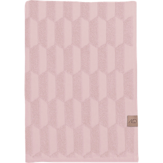 Mette Ditmer Geo håndklæde 50x95 cm Powder rose