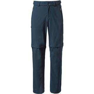 Vaude Farley Stretch T-Zip Pants III Zip off-bukser Herrer størrelse 58 - Long farve blå