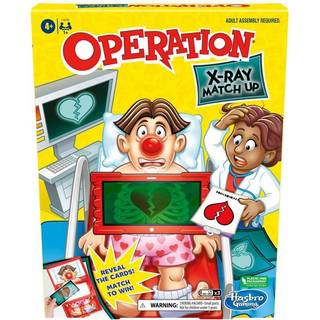 Operation X-Ray Match Up: Lys og Lyd Brætspil til 2+ spillere, fra 4 år, Hurtig tidsbegrænset X-Ray kortmatching