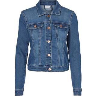 Noisy May Debra denim jakke medium blue