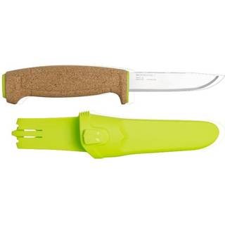 Flydende friluftskniv Morakniv Flydende Kniv (S), 223 mm, kork / genanvendt svensk rustfrit stål, limegrøn